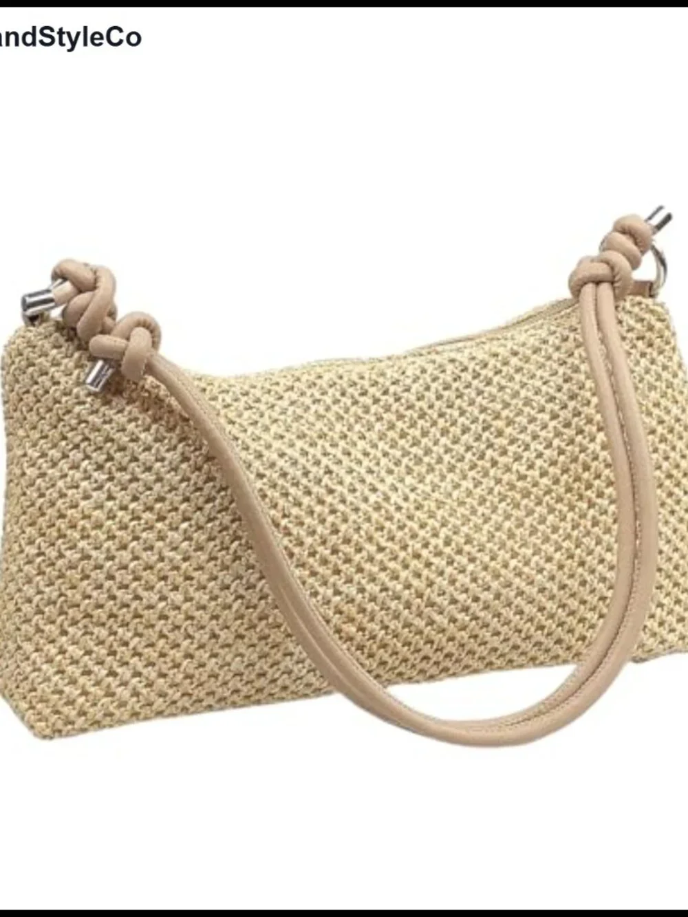 Women Straw Purse Shoulder Handbag Woven Hobo Bag for Beach